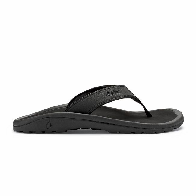 Sandalias Olukai ‘Ohana - Chanclas Hombre Negros 20851-430